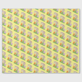 Niedlicher Ostergebälk Geschenkpapier (Flach)