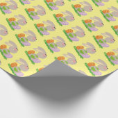 Niedlicher Ostergebälk Geschenkpapier (Ecke)