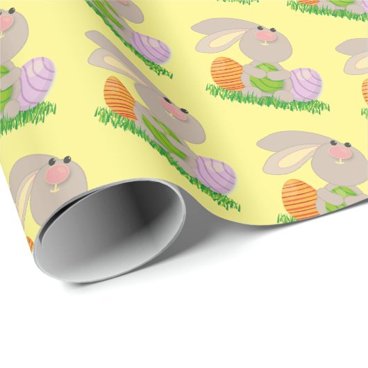 Niedlicher Ostergebälk Geschenkpapier (Rolleneckpunkt)