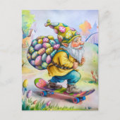 Niedlicher Ostergnom Postkarte (Vorderseite)