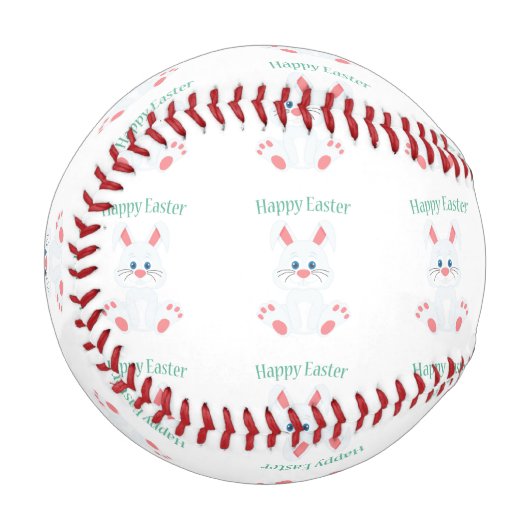 Niedlicher Osterhase Baseball (Vorderseite Links)