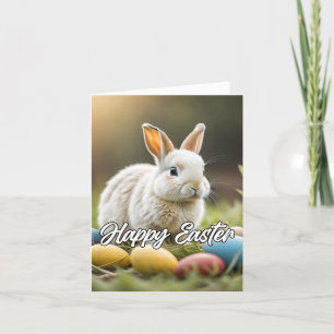 Niedlicher Osterhase Feiertagskarte