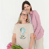 Niedlicher Osterhase in einem Heißluftballon, benu T-Shirt