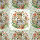 Niedlicher Osterhase in Jacket Stoff (Kachel)