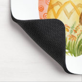 Niedlicher Osterhase Mousepad (Ecke)