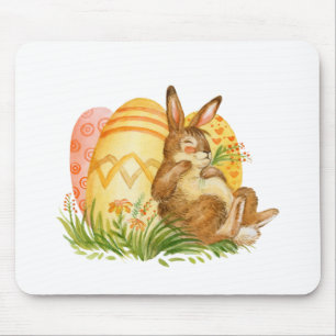 Niedlicher Osterhase Mousepad