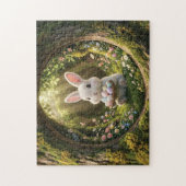 Niedlicher Osterhase Puzzle (Vertikal)