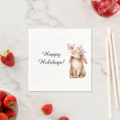 Niedlicher Osterhase  Serviette (Beispiel)