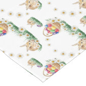 Niedlicher Osterhase und Eier kopieren Kurzer Tischläufer (Ecke)