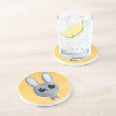 Niedlicher Osterhase Untersetzer (Seite)