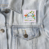 Niedlicher Osterhasen Button (Beispiel)