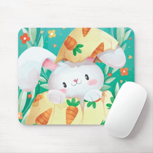 Niedlicher OsterhaseWatercolor | Mousepad (Mit Mouse)