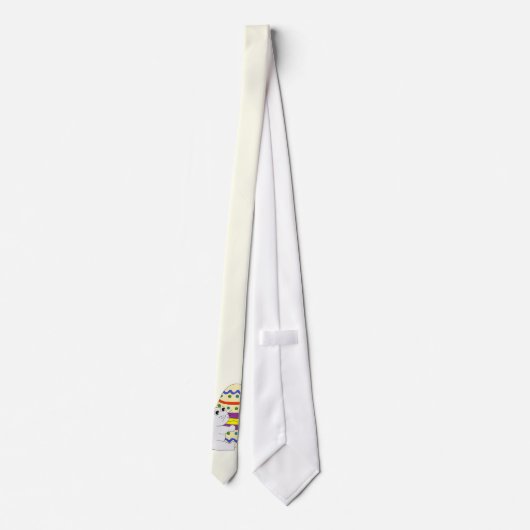 Niedlicher Osterhengst Krawatte (Rückseite)