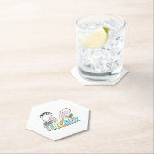 Niedlicher Osterhopper Lehrer Bunny Ears Untersetzer (Vor Ort)