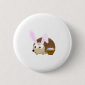 Niedlicher OsterIgel Button (Vorderseite)
