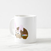 Niedlicher OsterIgel Kaffeetasse (Vorderseite Links)
