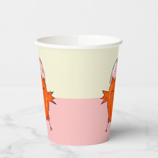 Niedlicher Osterkick mit Eggshell Zeichnend Party Pappbecher (Links)