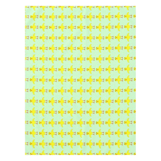Niedlicher Osterkick Tischdecke (Vorderseite)
