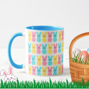 Niedlicher Osterkulisse Muster Bunnies Buntheit Tasse