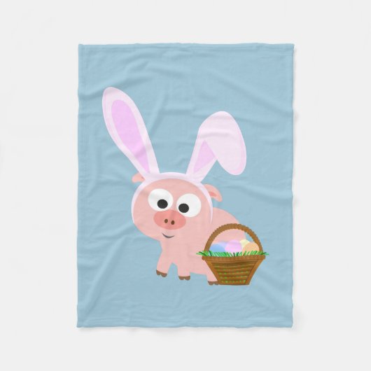 Niedlicher Osterpfeifen Fleecedecke (Vorderseite)