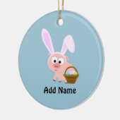 Niedlicher Osterpfeifen Keramikornament (Links)