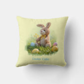 Niedlicher Ostersonnenhase Kissen (Rückseite)