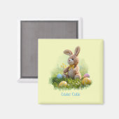 Niedlicher Ostersonnenhase Magnet (Vorderseite/Rückseite)