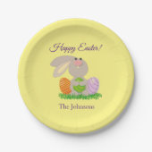 Niedlicher Ostersonnenpapier Party Teller (Vorderseite)