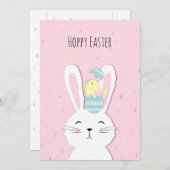 Niedlicher Ostersonnenuntergrund Feiertagskarte (Vorne/Hinten)