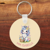 Niedlicher Osterunkorn Schlüsselanhänger (Vorderseite)