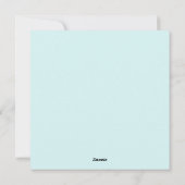 Niedlicher Osterurlaub Feiertagskarte (Rückseite)