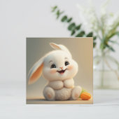 Niedlicher Osterurlaub Feiertagskarte (Stehend Vorderseite)