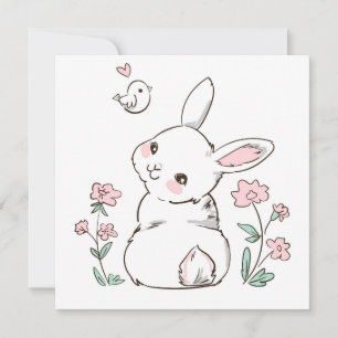 Niedlicher Osterurlaub Feiertagskarte