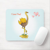 Niedlicher Ostrich Mousepad (Mit Mouse)