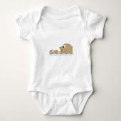 niedlicher Otter Baby Strampler (Vorderseite)