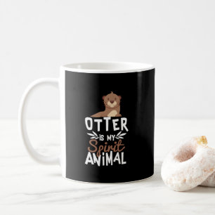 Niedlicher Otter ist mein Geist-Tierdruck Kaffeetasse