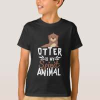 Niedlicher Otter ist mein Geist-Tierdruck