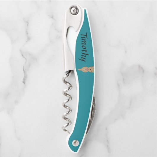 Niedlicher Otter Kellnermesser (Vorderseite)