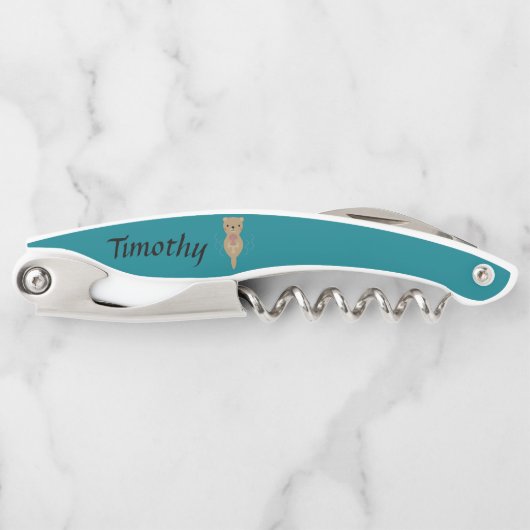 Niedlicher Otter Kellnermesser (Vorderseite)