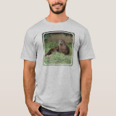 Niedlicher Otter Men Long Sleeve T - Shirt (Vorderseite)