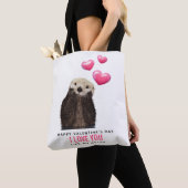 Niedlicher Otter mit HerzValentinstag Tasche (Von Nahem)
