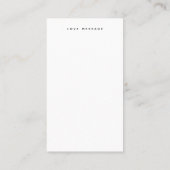 Niedlicher Otter mit HerzValentinstag Visitenkarte (Rückseite)