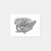 Niedlicher Otter Post-it Klebezettel (Vorderseite)