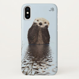 Niedlicher Otter Stehend in einem Teich hält sein  Case-Mate iPhone Hülle