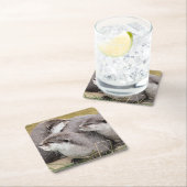 NIEDLICHER OTTERS-Papierdrucker Untersetzer (Vor Ort)