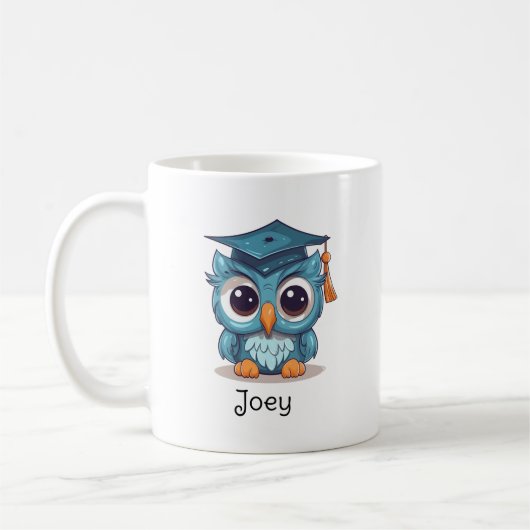 Niedlicher Owl Kindergarten Kaffeetasse (Links)