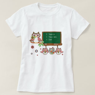Niedlicher Owls-T - Shirt für Lehrer
