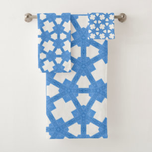 Niedlicher Ozean Blau Badhandtuch Set