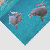Niedlicher Ozean Dolphin Lover Meereswelt Seidenpapier (Ausschnitt)