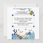 Niedlicher Ozean Erster Geburtstag - Einladung (Vorderseite)